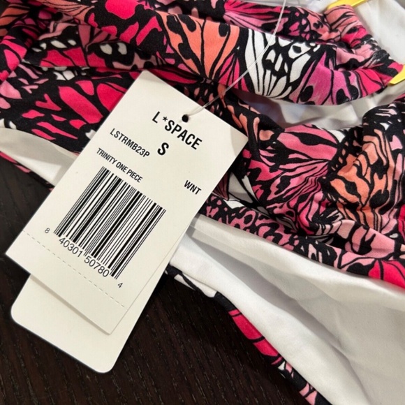 L*Space Trinity One Piece Cutout Swimsuit Butterfly Design Size S - NWT - Picture 12 of 16